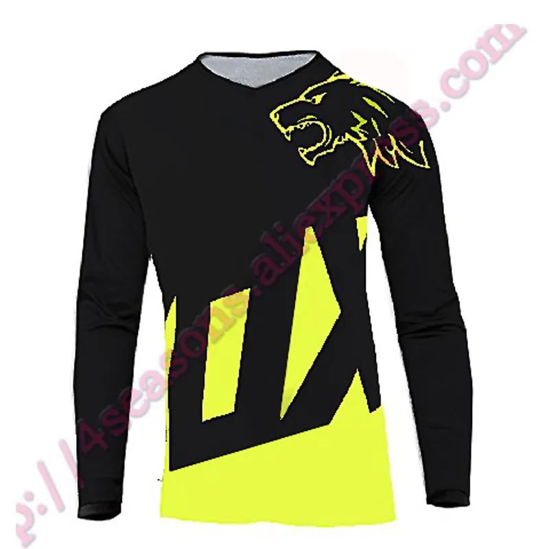 Горные Джерси Длинные рукава Мотокросс camiseta ropa mtb горный велосипед dh рубашка в байкерском стиле - Цвет: B