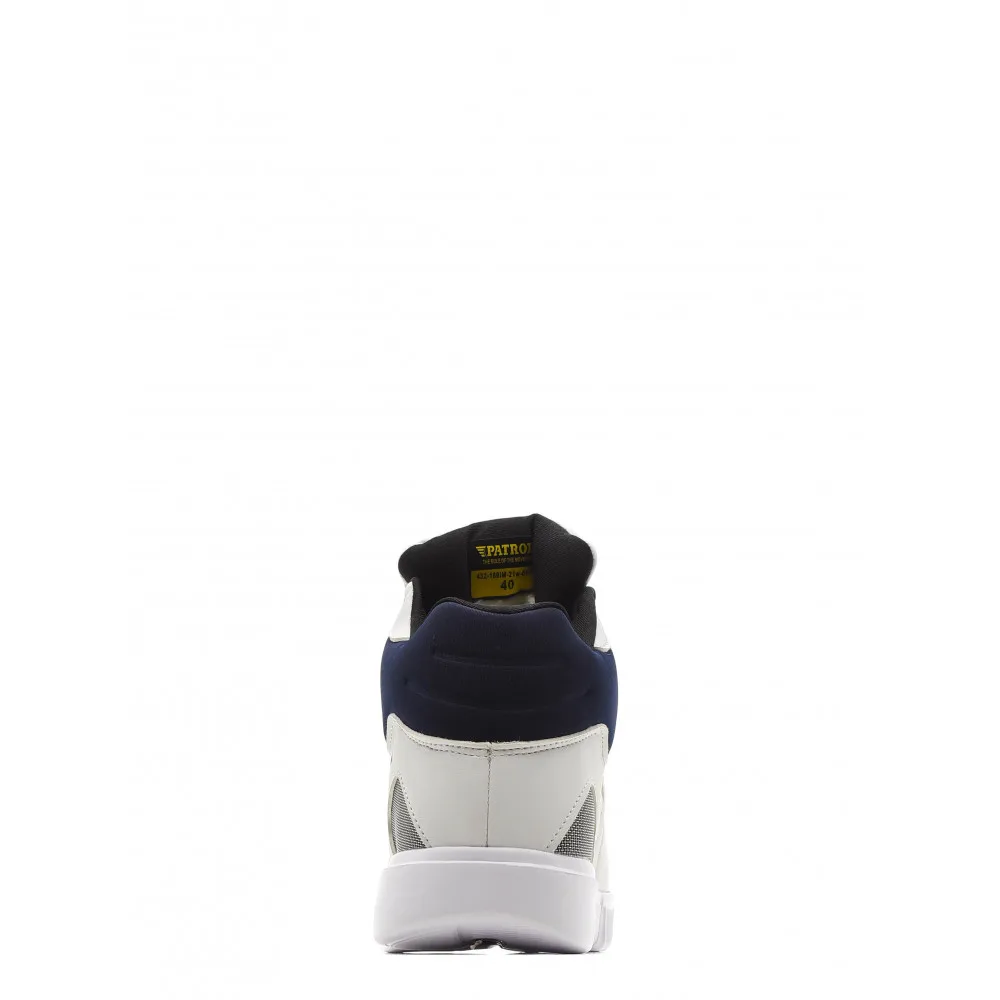 Мужская обувь PATROL ботинки осень зима искусственная кожа цвет белый подкл.-иск.мех