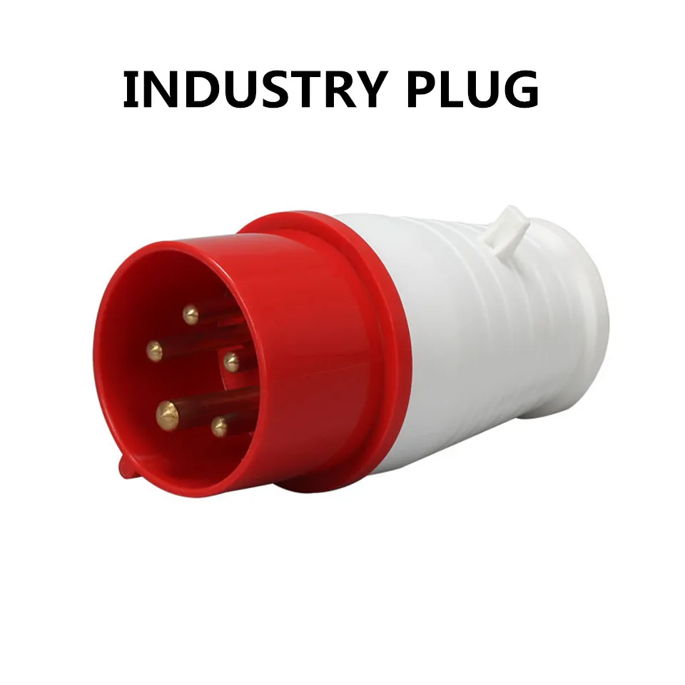 

IP44 Водонепроницаемая промышленная пробка 16A/32A AC 380 ~ 415V трехфазный 3P + E + N 5-контактный Электрический штекер питания