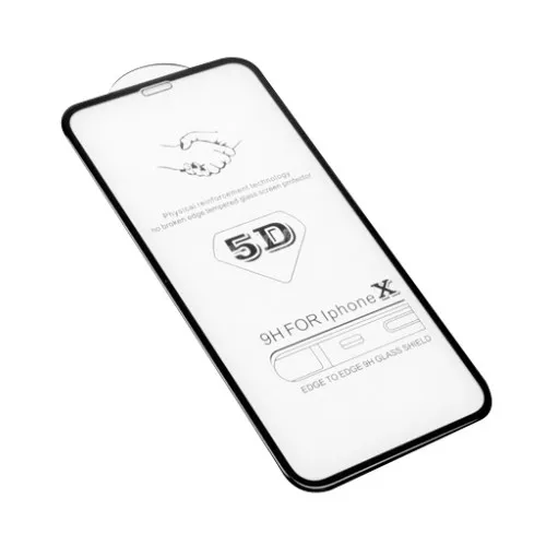 Защитное стекло для iPhone 10 Pro/X/XS 5D 0.33 mm без упаковки|Защитные стёкла и плёнки
