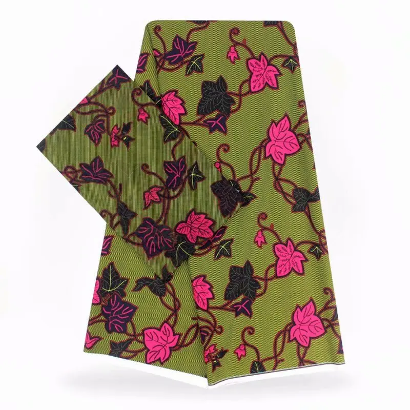 2019 лист нигерийская популярная восковая ткань высокое качество винтажная