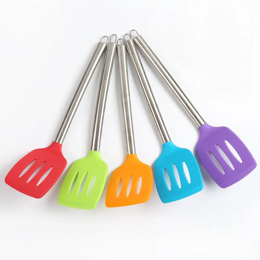 ERMAKOVA силиконовая кухонная утварь рыбный стейк шлицевая шпатель для