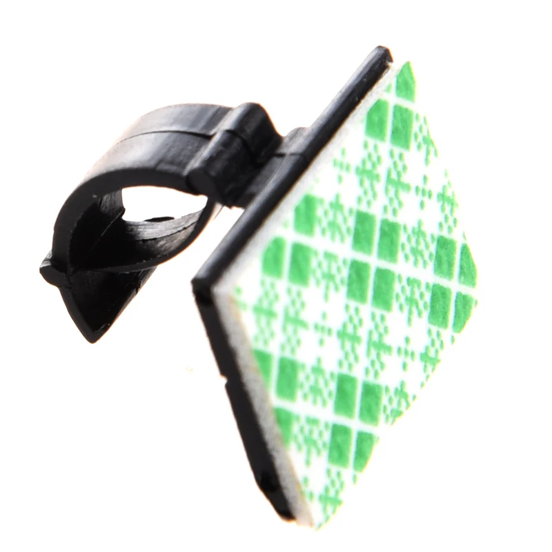 Черный самоклеящееся крепление основания для 0 4 &quotШирина кабельные стяжки 20