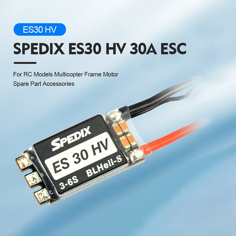 SpeedX ES30 HV 30A 3 6S Blheli_S бесщеточный ESC для FPV гоночного дрона квадрокоптера