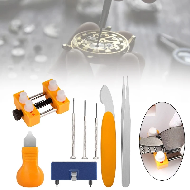 

Y1UE Watch Battery Replacement Tool Kit for Watch Back Case Remover and Opener