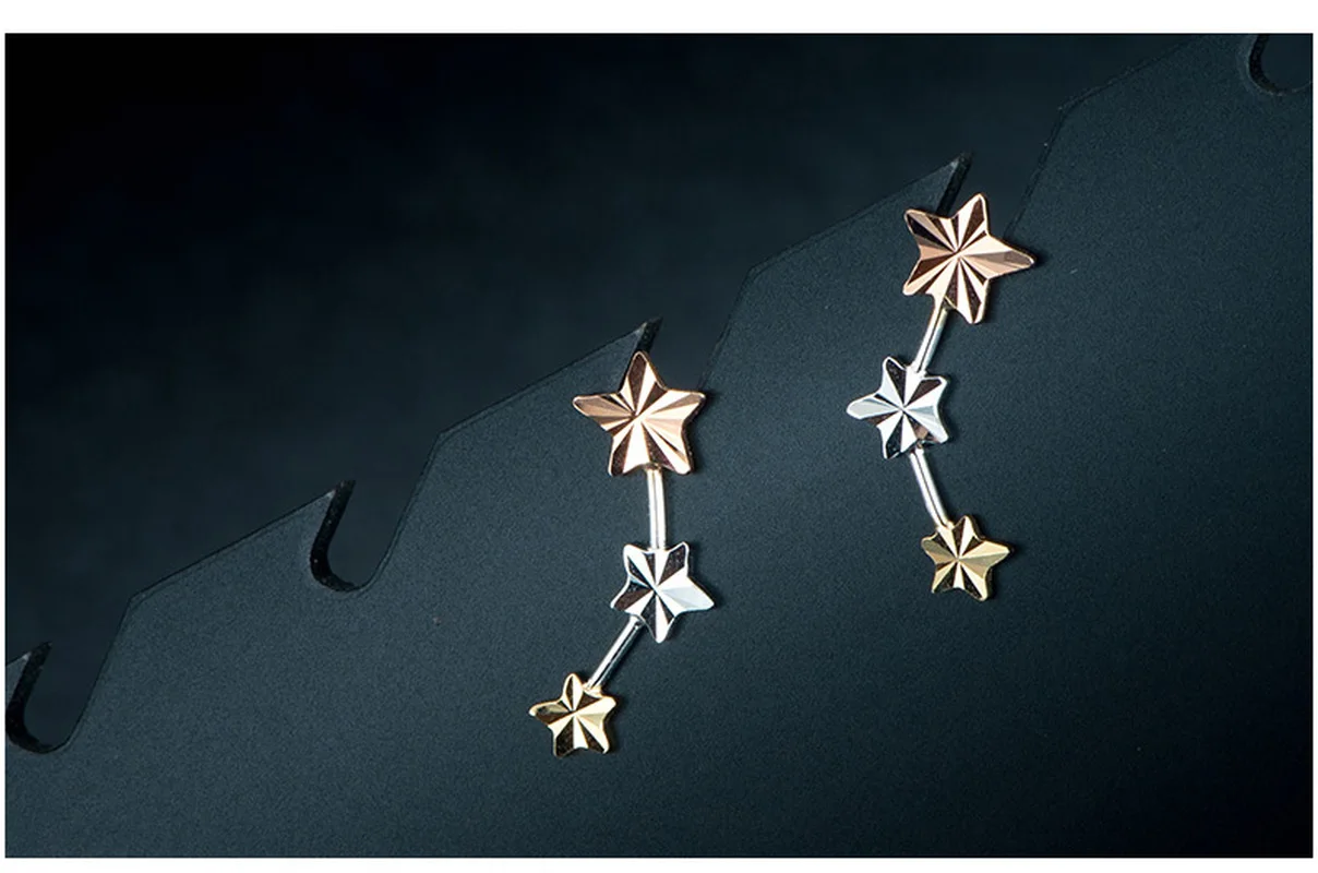 Серьги-Клипсы из натурального золота с бриллиантами 18 К | Украшения и аксессуары