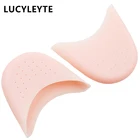 1 пара = 2 штуки силиконовые гелевые пальцы дышащие мягкие пуанты для балета прокладки для ухода за ногами защитные балетные туфли для девочек и женщин