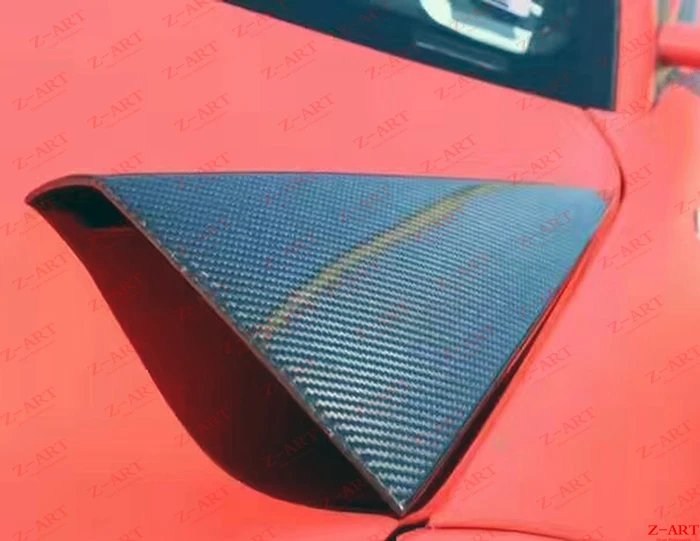 Z ART полное углеродное волокно двигателя отверстия крышки для феррари F12 капот