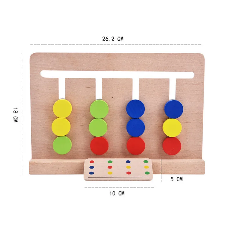 Деревянный Занят доска бизиборд для малышей Цвет материнскую плату раннего
