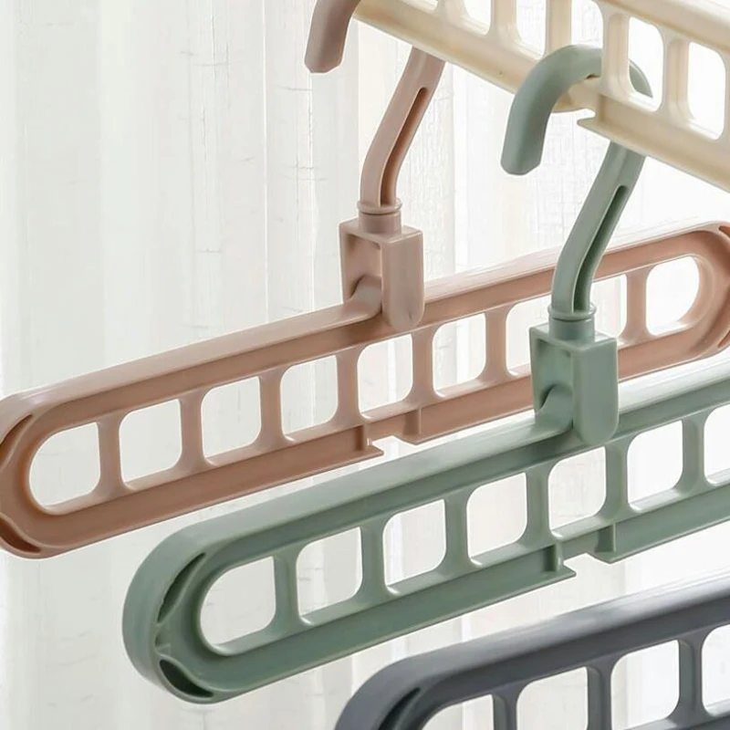 

12 Multi-Port Support Hangers for Clothes Drying Rack Multifunction Plastic Clothes Rack Drying Hanger Storage Hangers