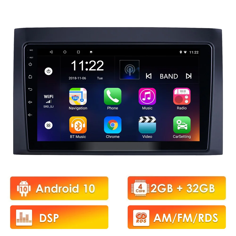 

Eastereggs For Isuzu DMAX 2008-2011 2 Din Car Radio Android 10 RDS DSP 9 inch GPS Navigation Multimedia Player Head Unit