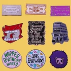 SP528 очаровательные жесткие эмалевые булавки для женщин и мужчин, Значки для рюкзака, воротника, лацкана, Модная бижутерия, подарок