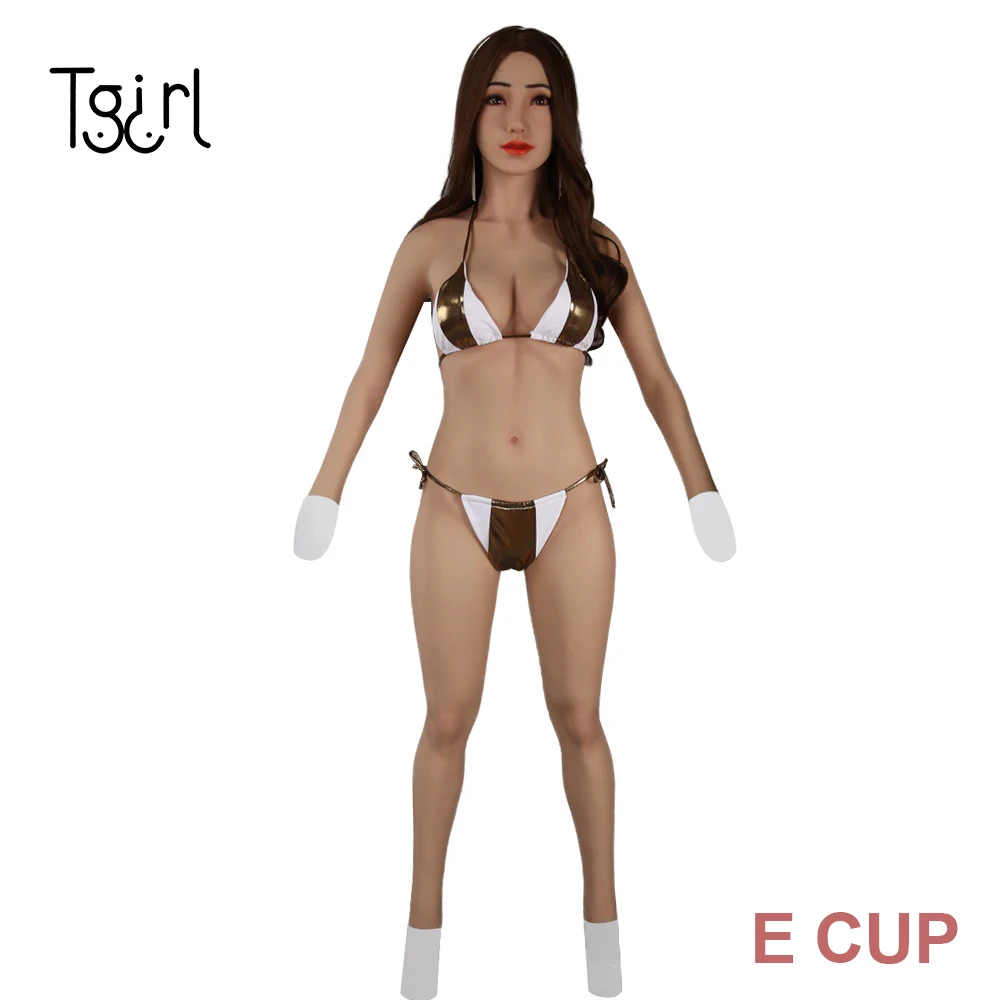 

Tgirl 7th Version Shemale Silicone Body Suits with Head Fullbody Long Length Pants Transgender Crossdress Drag Queen Cosplay