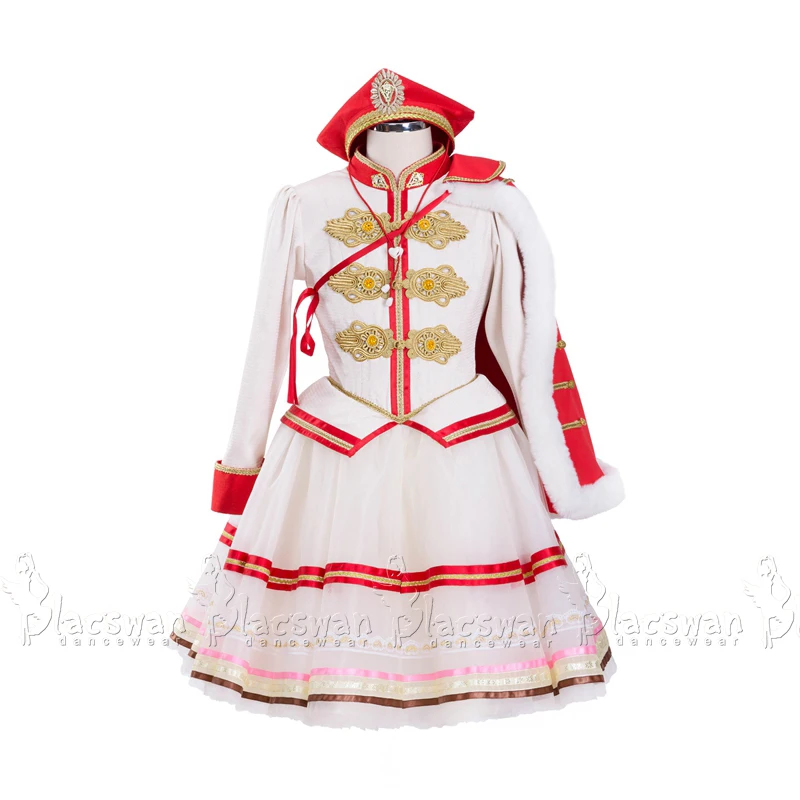 Белый и красный цвет романтичный костюм-пачка профессиональное балетное платье