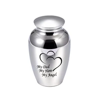 my dad my hero my angel engraved cremation jewelry for ashes funeral memorial metal container human ashes urns for dad