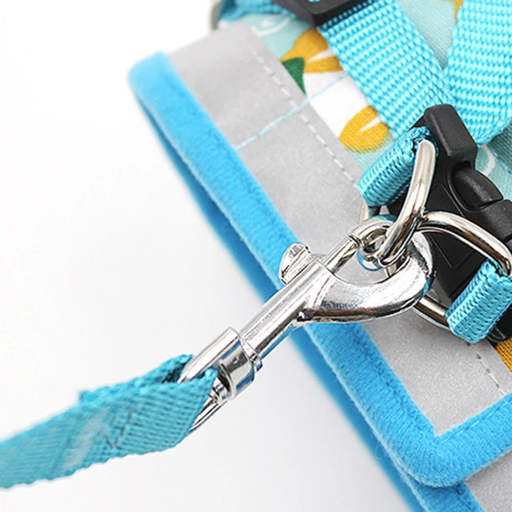 

Cartoon Pet Harness Dog Creative Traction Rope Comfortable Chest Strap Pet Supplies (Blue, Size XS)