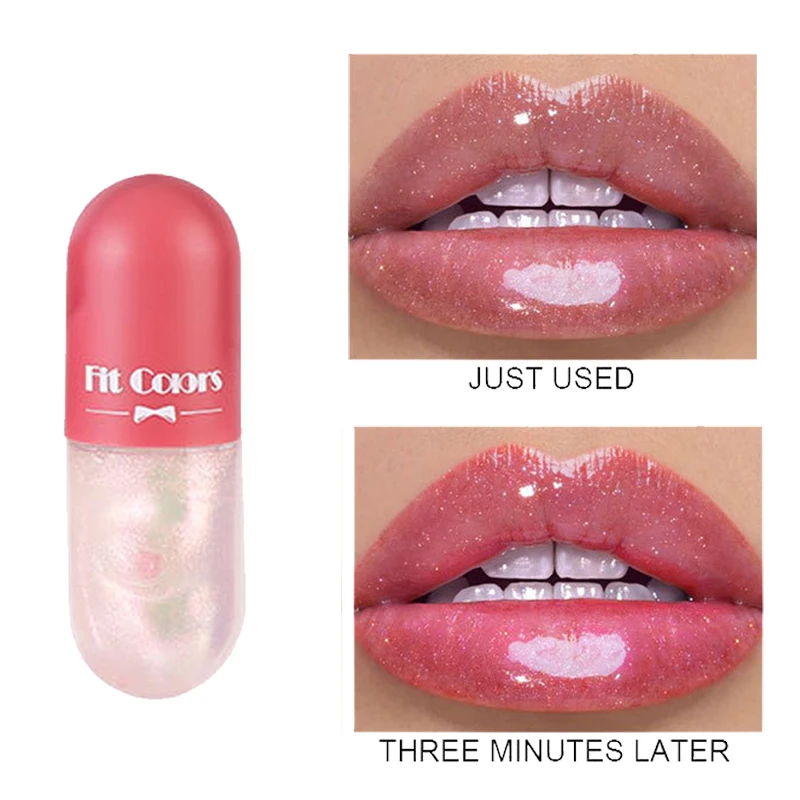 

Crystal Jelly Lip Gloss For Lip Augmentation Shiny Clear Lip Plumper Oil Moisturizing Women Lip Balm Makeup Lip Tint Cosmetics