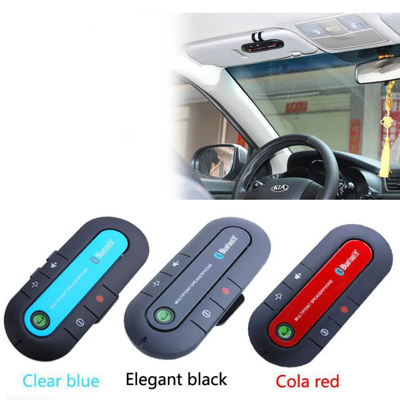 Bluetooth Handsfree Car Kit Беспроводной динамик телефон MP3 музыкальный плеер Солнцезащитный