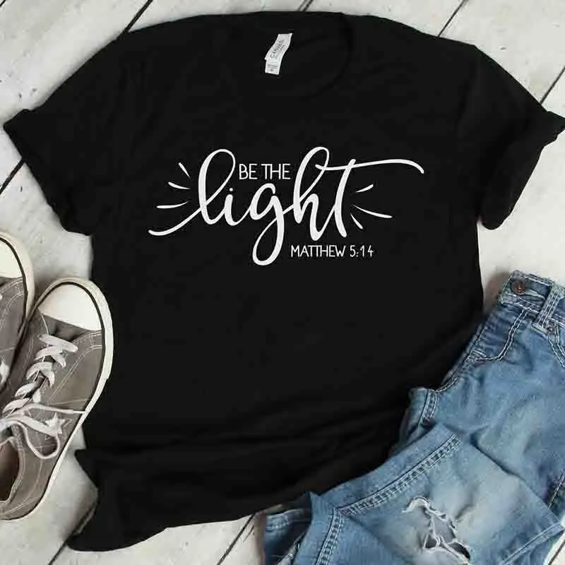 Быть светильник Кристиан рубашка большого размера модная слоган уличные Стиль