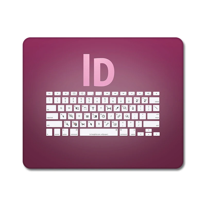 InDesign, коврик для мыши из натурального каучука, для ноутбука, компьютера, корпус, коврик для мыши