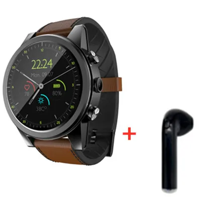 brown add headset Новые смарт-часы 4g X360 Android 7,1, wifi, 3 ГБ+ 32 ГБ, с gps, 2-мегапиксельной камерой, шагомером, монитором сердечного ритма, батареей 600 мАч, мужские умные часы - Цвет: brown add headset