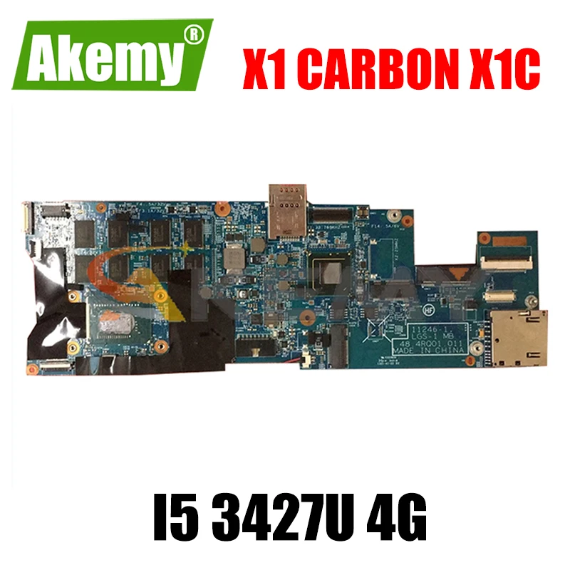 

Akemy 48.4RQ01.021 для Lenovo ThinkPad X1 Carbon X1C материнская плата для ноутбука 04X0340 4X0338 CPU I5 3427U 4G 100% тестовая работа