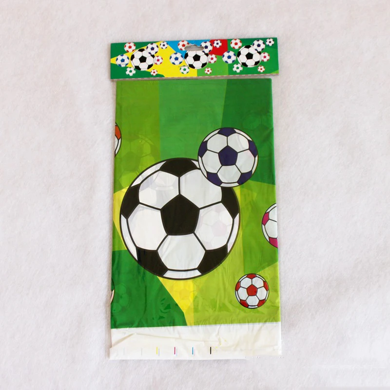 1 шт./лот для мальчиков детей душа вечерние футбольные темы скатерть дня рождения