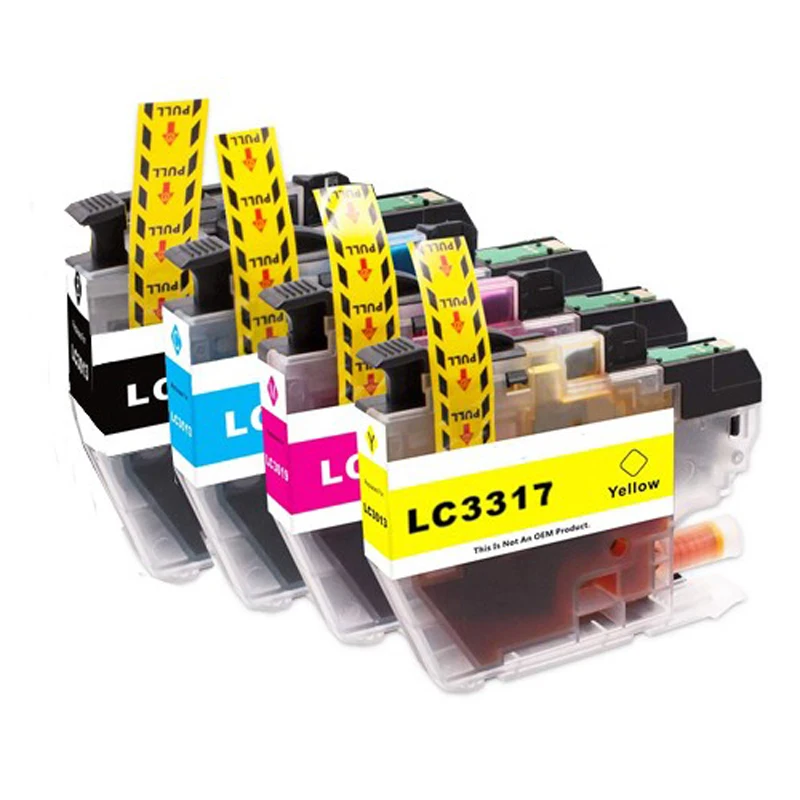 4PK LC3317 Совместимый картридж для принтера Brother MFC J5330DW J5730DW J6530DW J6730DW|Чернильные
