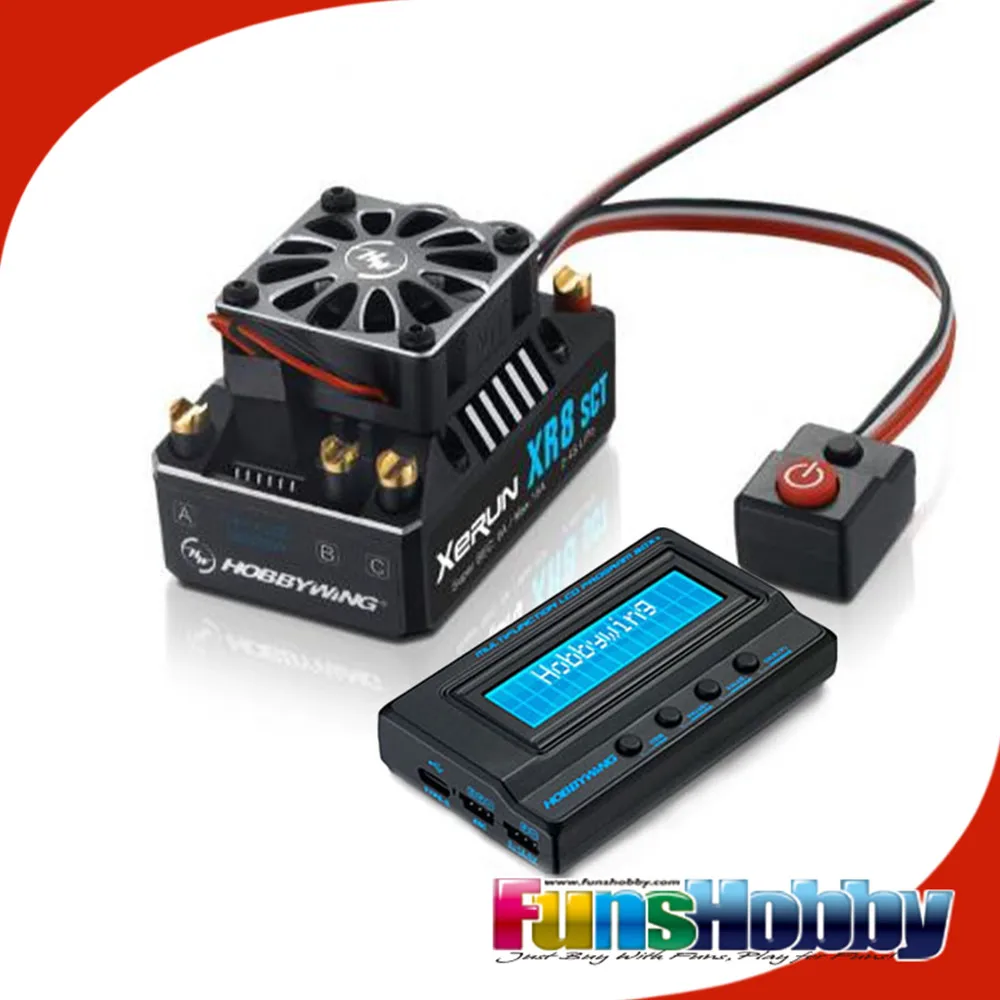 hobbywing xr8 sct 140a бесщеточный регулятор