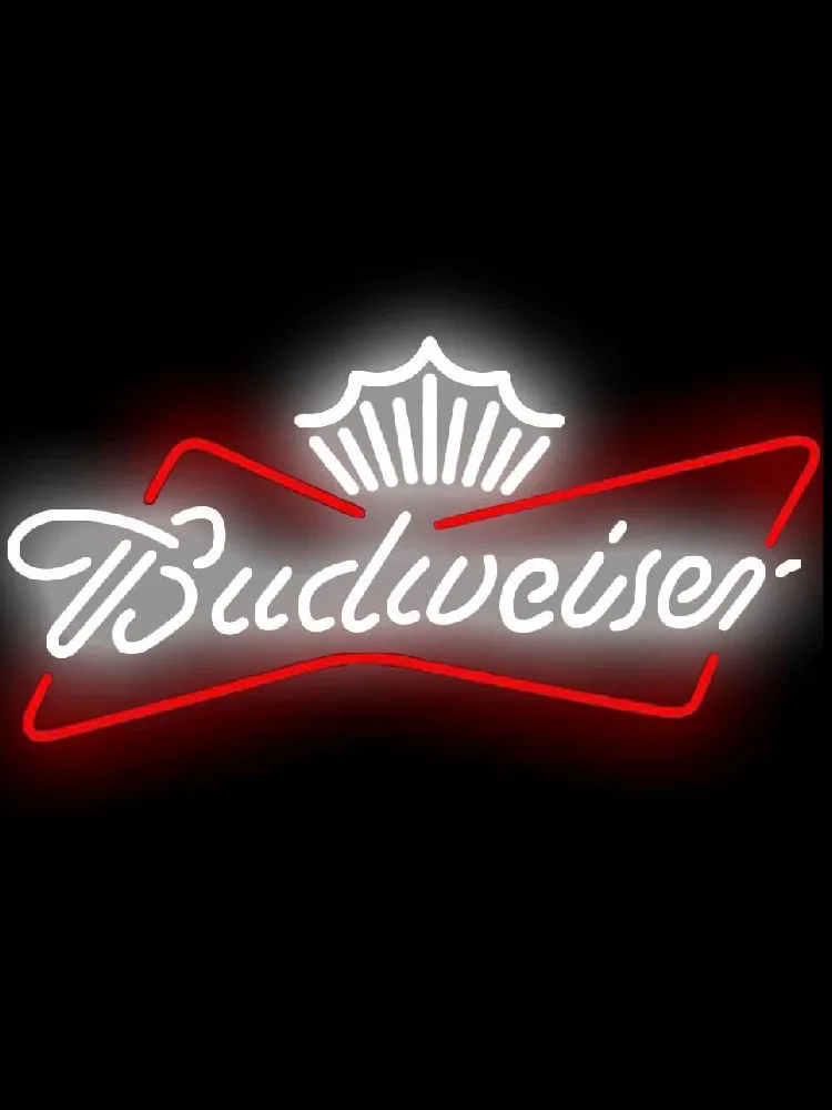 Неоновый знак Budweiser винтажная неоновая вывеска пивной бар паб ручная работа