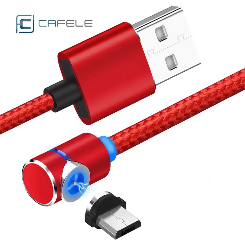 Usb кабель 2 м Магнитный светодиодный фонарь локоть микро usb для Xiaomi huawei Nova4 samsung Redmi