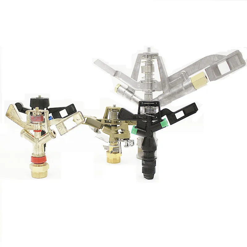 

1/2" 3/4" Zinc Alloy Impact Sprinkler Hose End Spayer Water Saving Nozzle Ideal Sprinkler For Large Areas