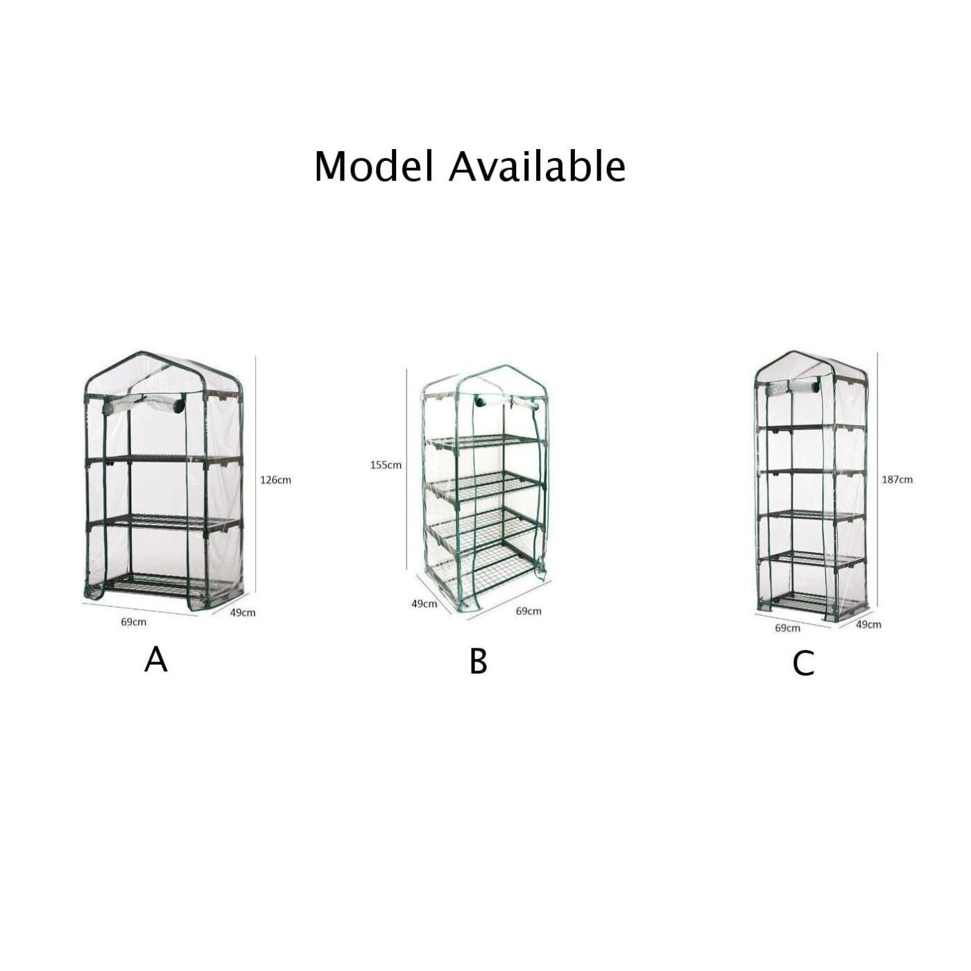 3 5 ярусов ПВХ покрытие сад теплица высокий зеленый завод дом сарай хранения