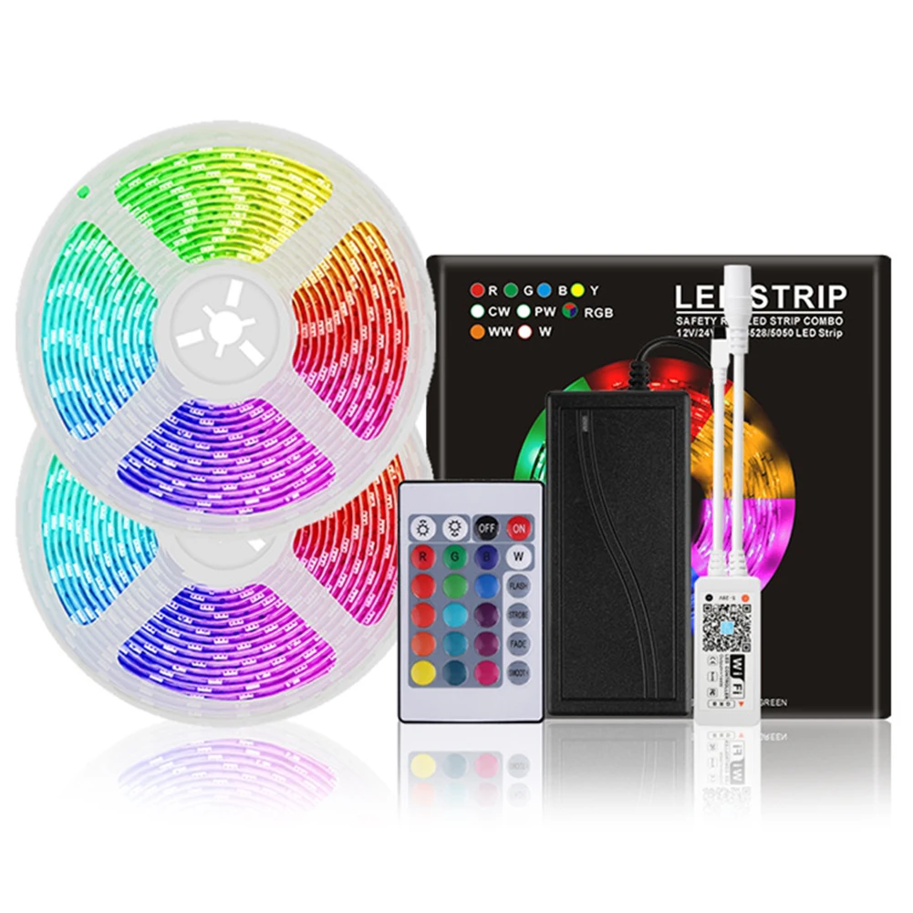 Водонепроницаемый RGB светодиодный ленточный светильник 5 м 10 5050RGBTape диод