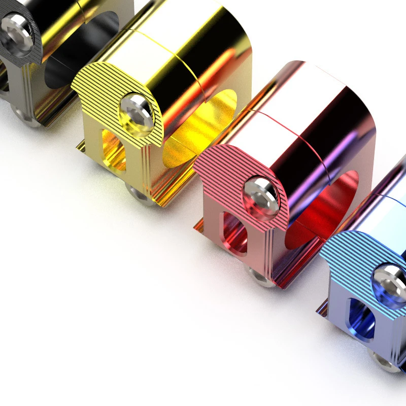 2 шт. CNC 28 мм алюминиевый сплав для внедорожника мотоцикла зажимы руля переходник