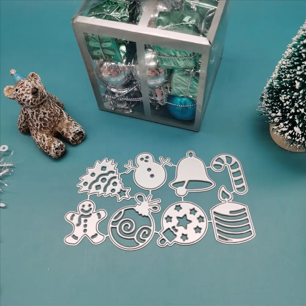 Рождественские украшения режущие штампы и Скрапбукинг для изготовления бумаги
