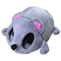 new gray mouse form bed small cats dogs cave bed removable kisses waterproof bottom cat house mouse for cats house