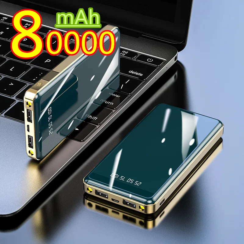 

80000mah fast charging power bank fast charging power bank with external battery pack for smartphone power bank