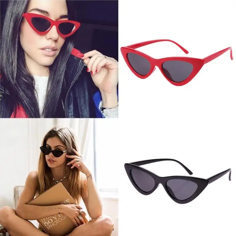 Модные оттенки винтажные женские очки кошачий глаз на открытом воздухе