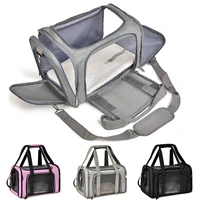 pet cat backpack dog carrier bag portable breathable travel bags for dogs airline approved transport carrier for cat handbag