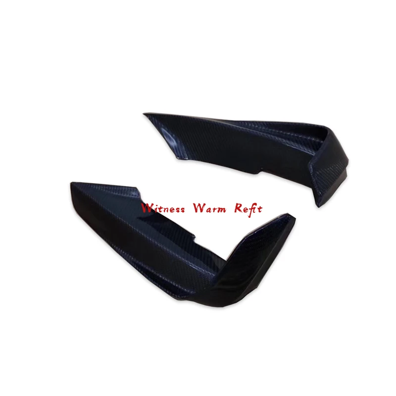 Разветвители для переднего бампера автомобиля из настоящего углеродного