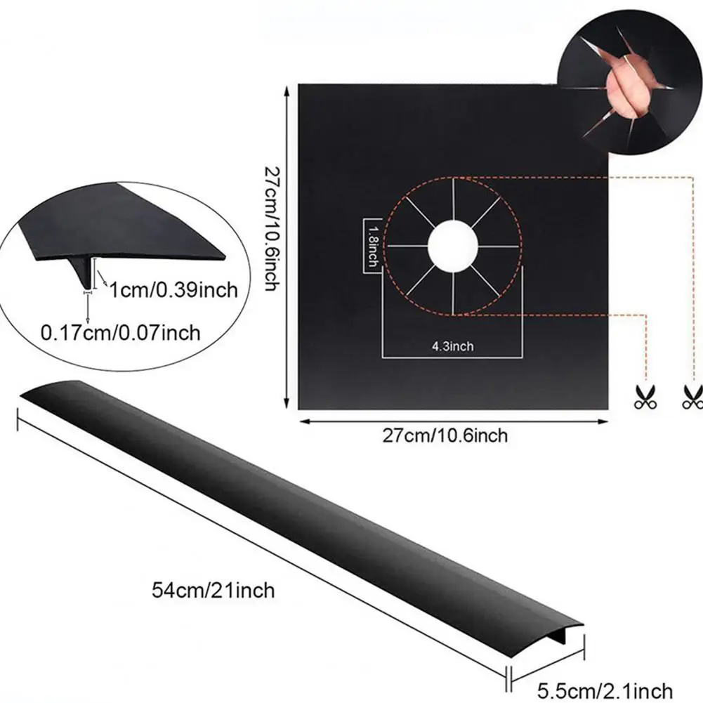 Плита защитная крышка лайнер защитное покрытие для газовой плиты газовая плита