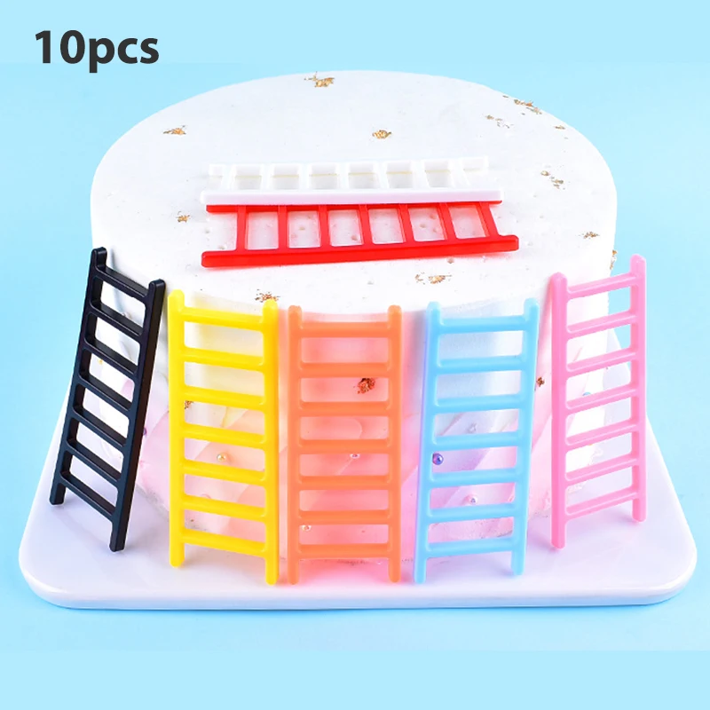 

10PCS Small ladder children baking Birthday Decoration anniversary supplies