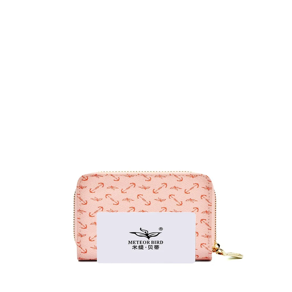 Розовый женский кошелек новый короткий для отдыха большой емкости lykj yx|Клатчи| |