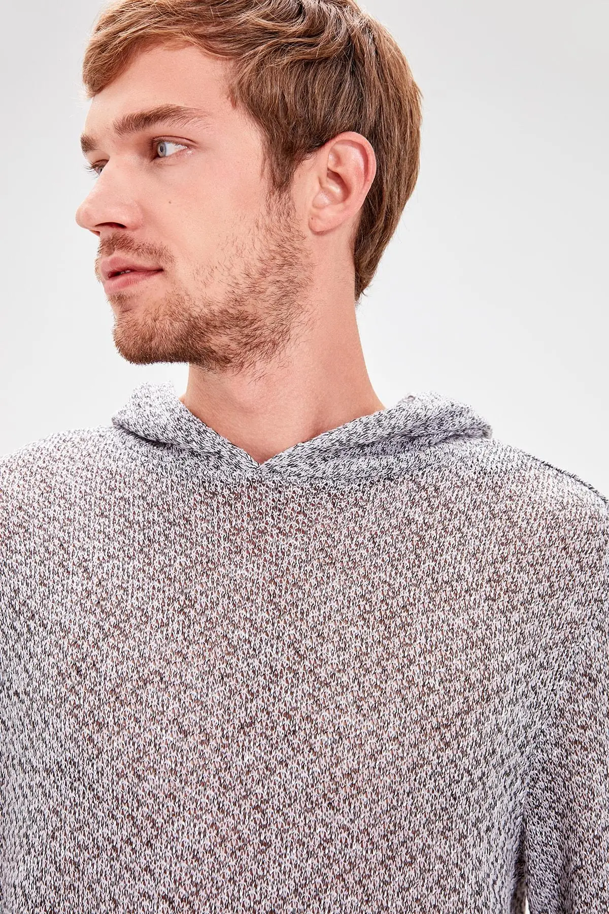 Мужская толстовка с капюшоном и длинным рукавом карманом-кенгуру TMNAW20SW0228 | одежда