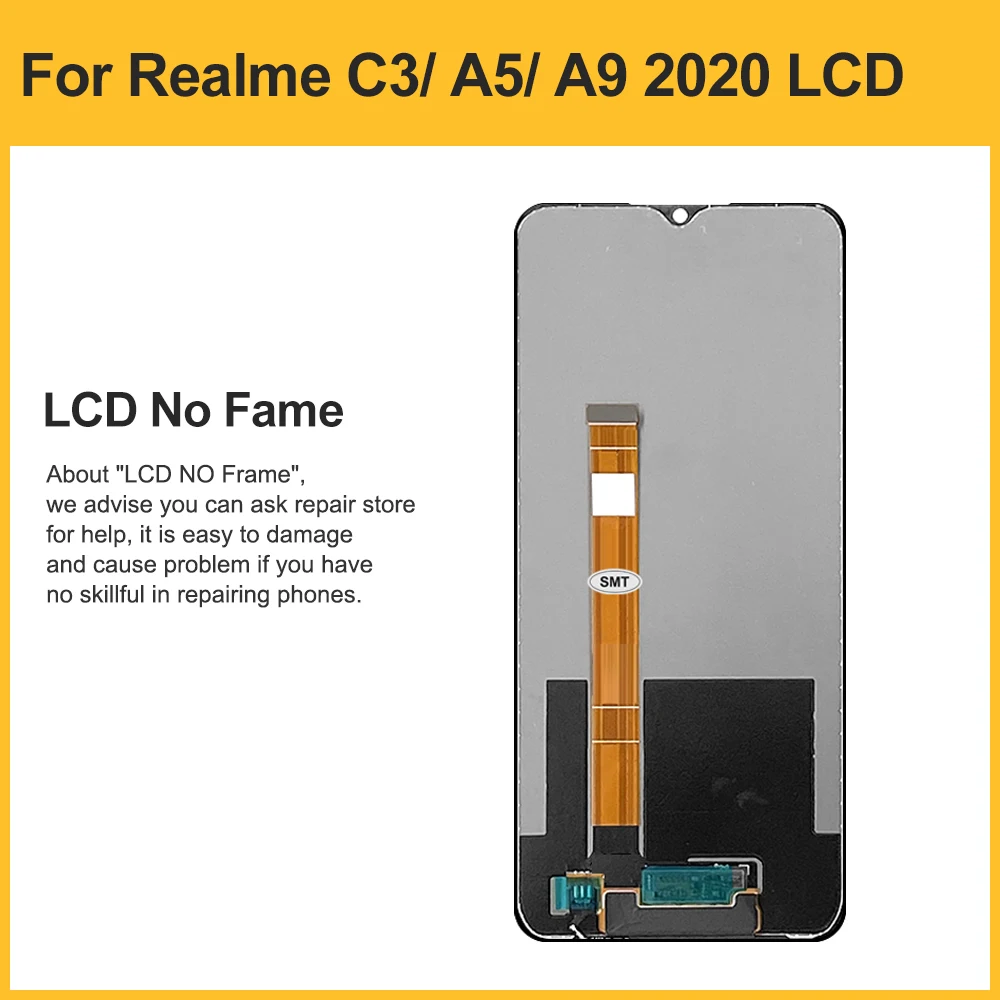 original for oppo realme c3 rmx2027 lcd display touch screen digitizer assembly for oppo a5 2020 lcd for phone 6 5 realme c3 free global shipping