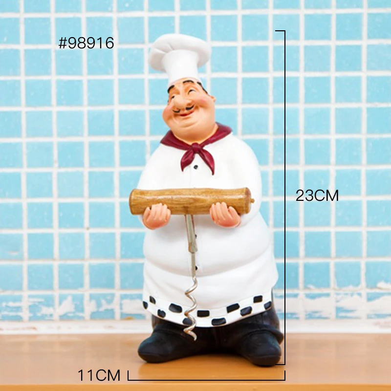 Милые куклы шеф повара из смолы креативные в американском стиле кантри для