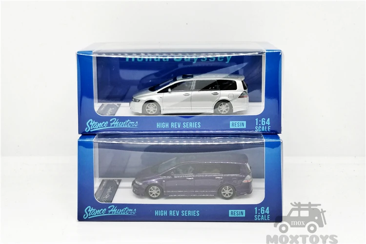 Автомобиль стойки охотников 1:64 Honda Odyssey MVP фиолетовый/Серебряный LHD модель