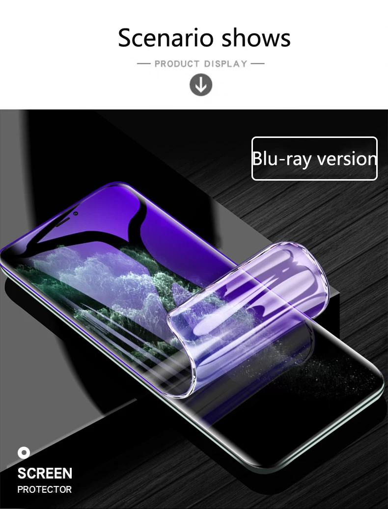 Защита экрана для OPPO Reno 3 4 Pro Z 2Z Ace 2 HD мягкая защитная Гидрогелевая пленка Realme 6Pro X50