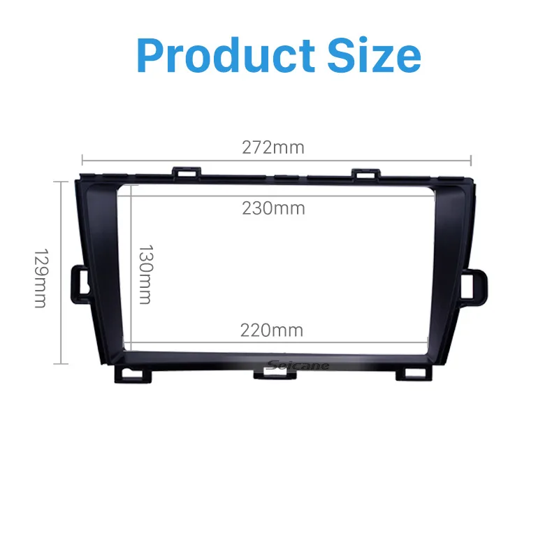 Seicane автомобиля 2Din Радио панель стерео рамка в тире ободок отделка комплект